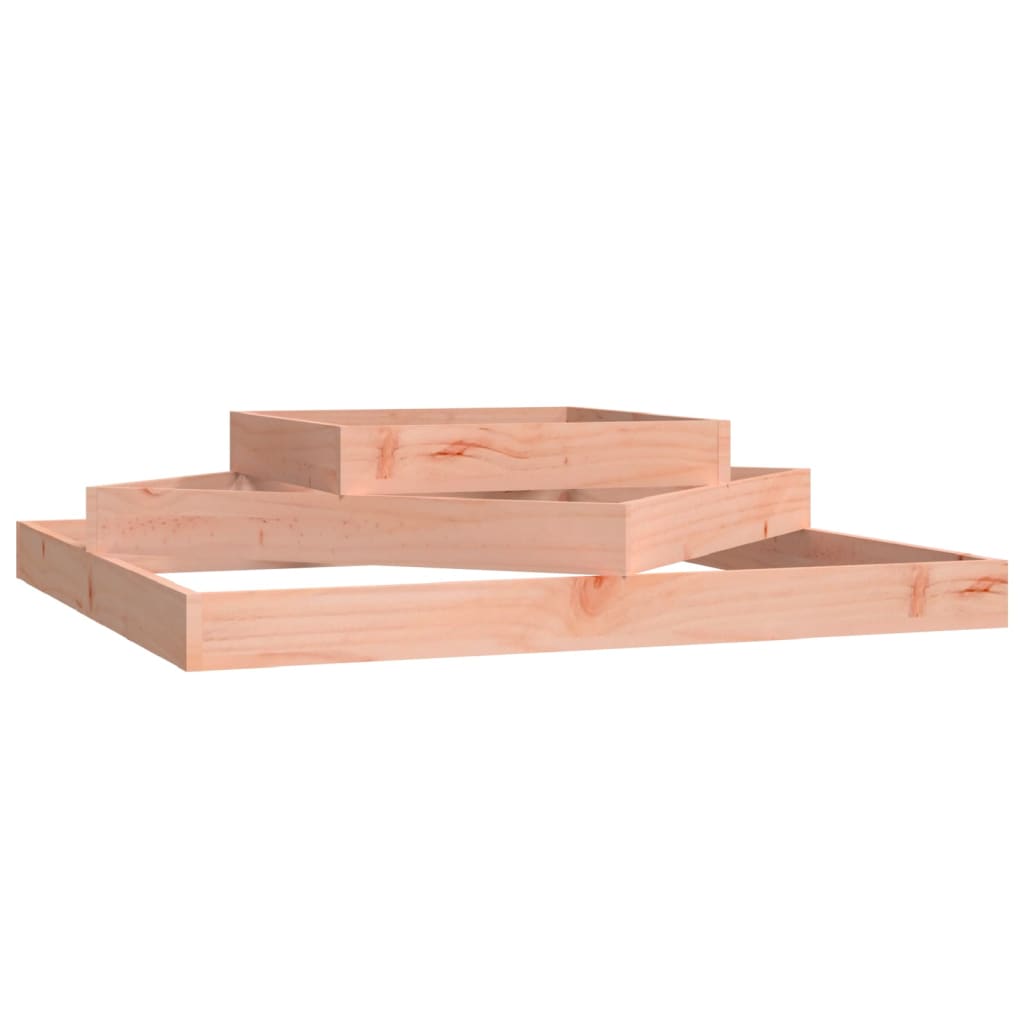 Plantenbak Massief Douglashout 112 x 112 x 27 cm Natuurlijk douglashout