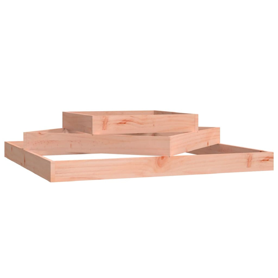 Plantenbak Massief Douglashout 112 x 112 x 27 cm Natuurlijk douglashout
