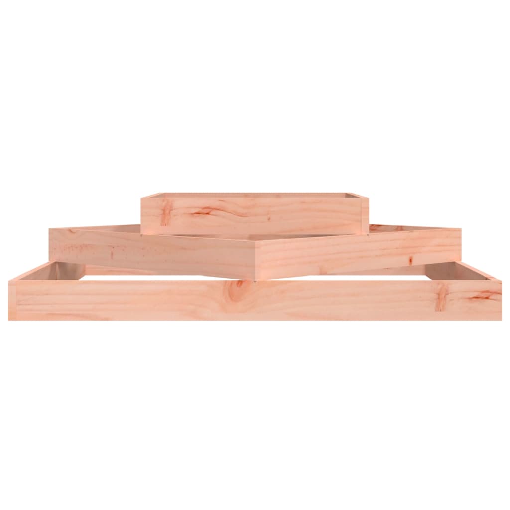 Plantenbak Massief Douglashout 112 x 112 x 27 cm Natuurlijk douglashout