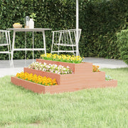 Planter 80x80x27 cm solid Douglas fir