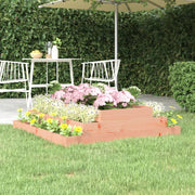 Planter 110x110x27 cm solid Douglas fir