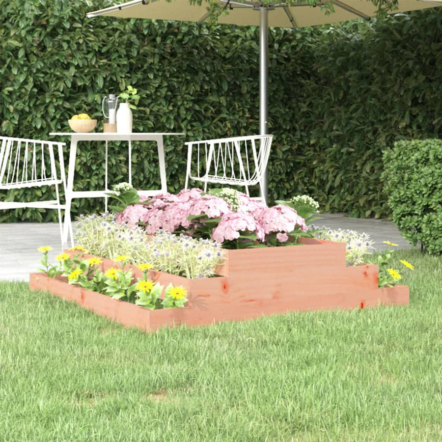 Plantenbak 110X110X27 Cm Massief Douglashout