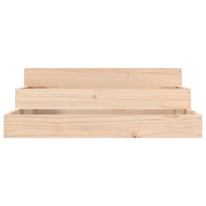 Plantenbak Massief Grenenhout 78 x 78 x 27 cm Natuurlijk grenenhout
