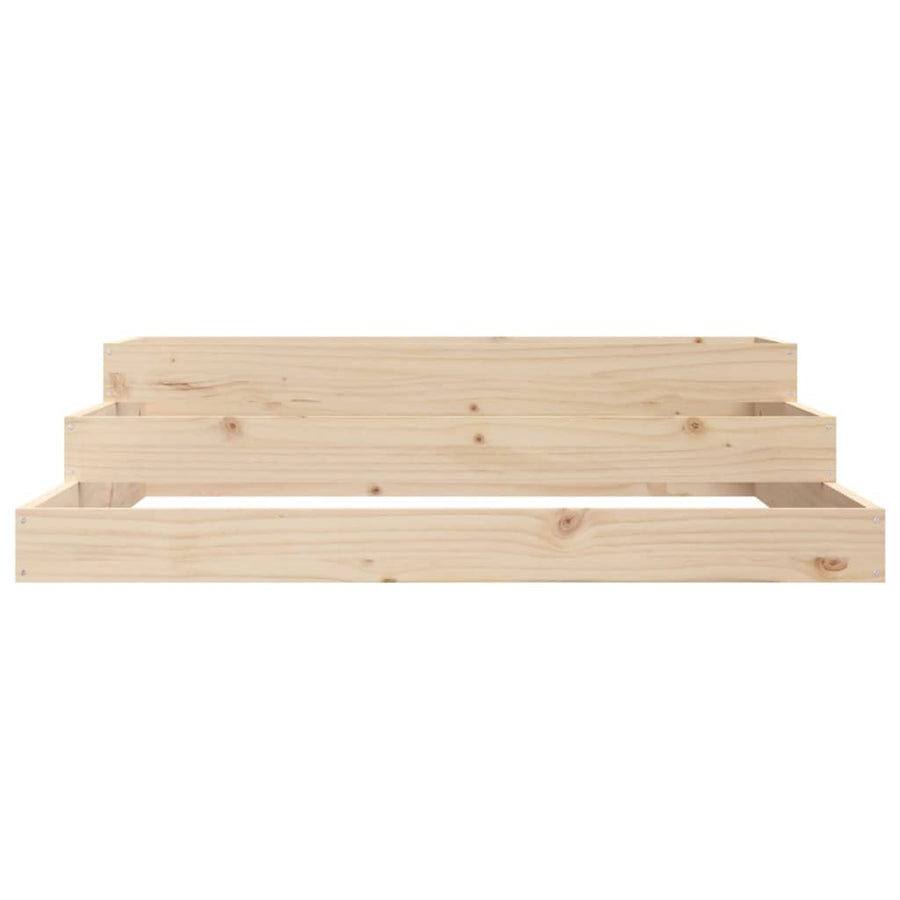 Plantenbak 107X107X27 Cm Massief Grenenhout