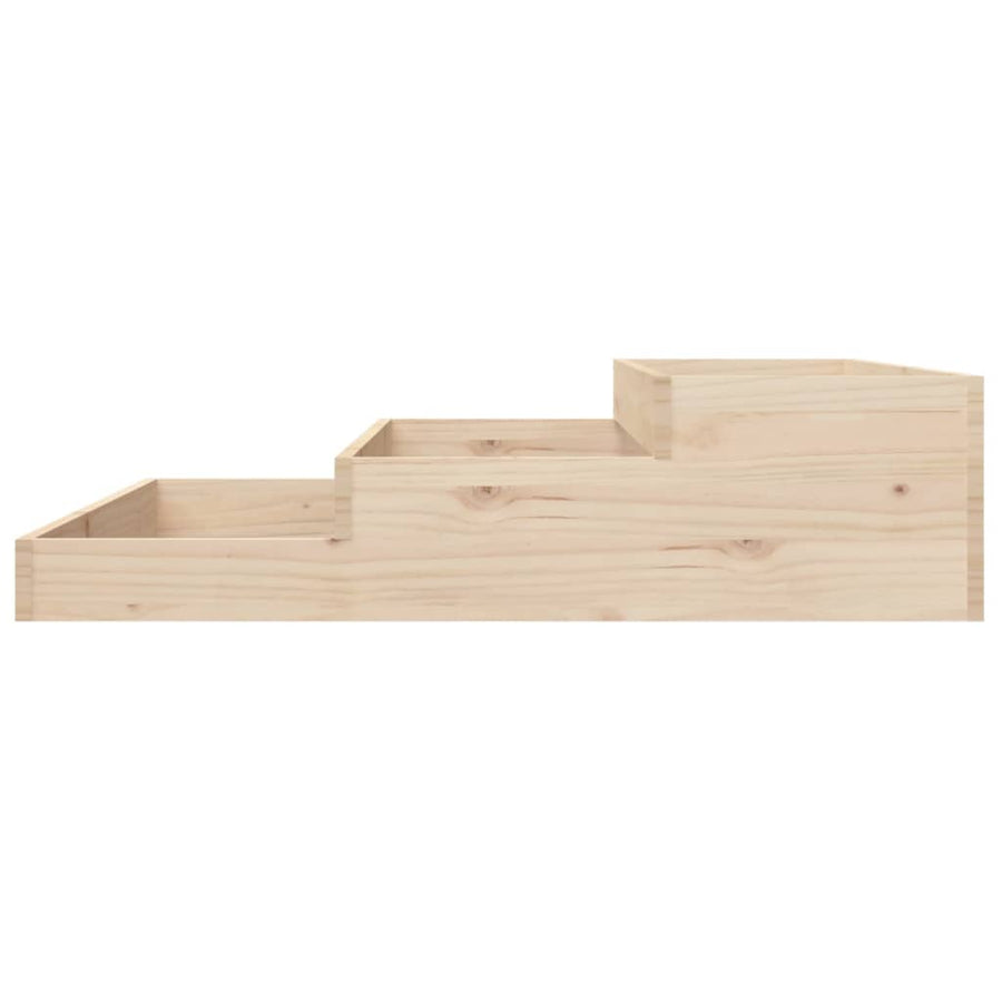 Plantenbak 107X107X27 Cm Massief Grenenhout