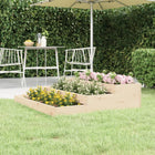 Planter 107x107x27 cm solid pine wood