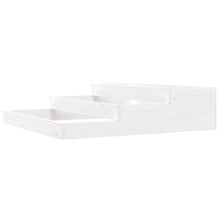 Plantenbak 107X107X27 Cm Massief Grenenhout Wit