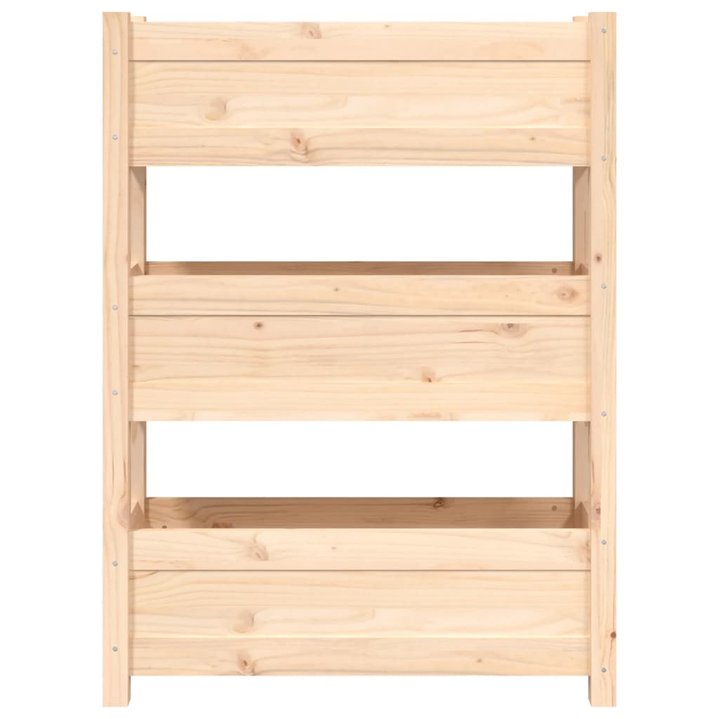 Plantenbak 77X25X104,5 Cm Massief Grenenhout