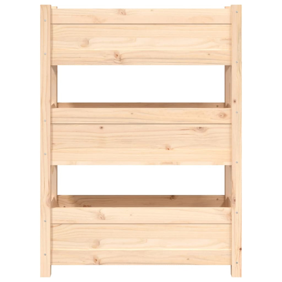 Plantenbak 77X25X104,5 Cm Massief Grenenhout