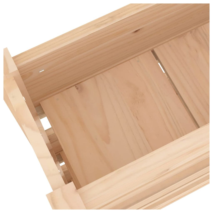Plantenbak 77X25X104,5 Cm Massief Grenenhout