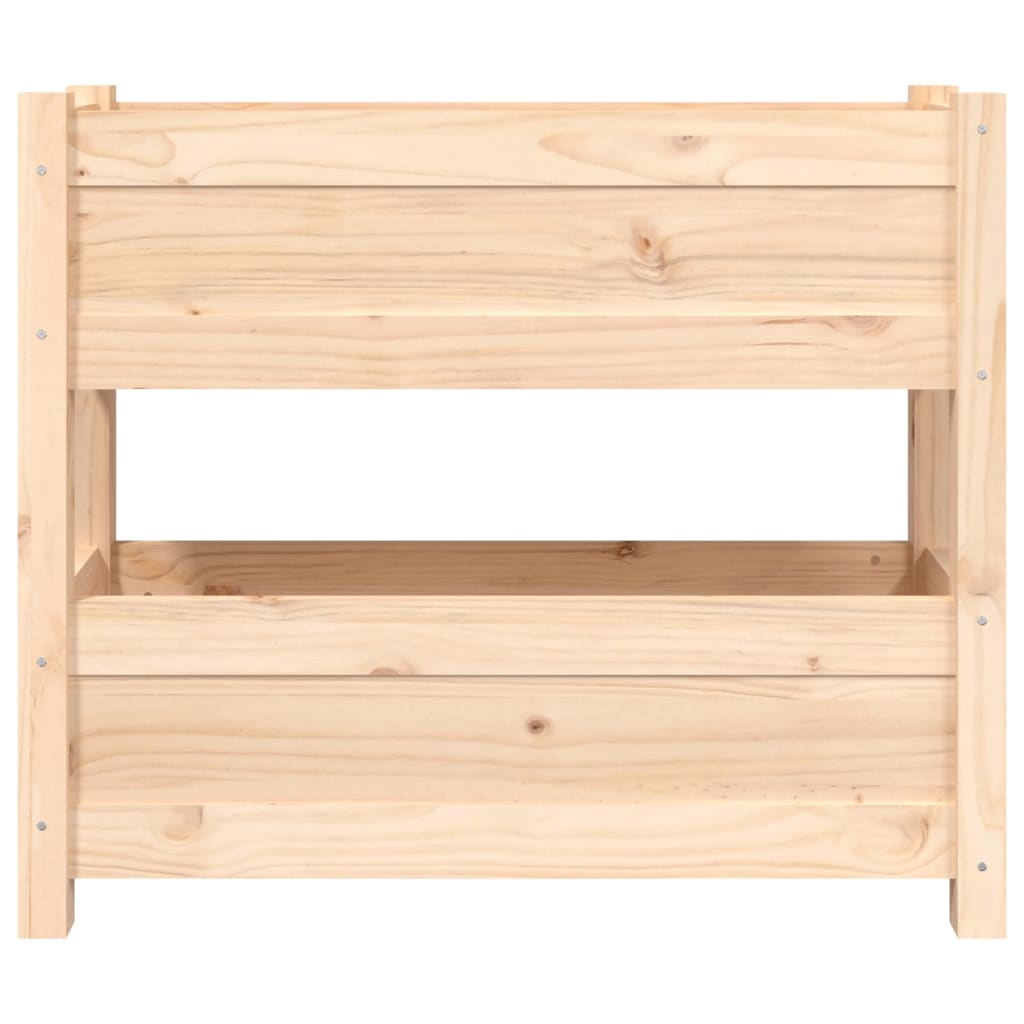 Plantenbak 77X25X66 Cm Massief Grenenhout