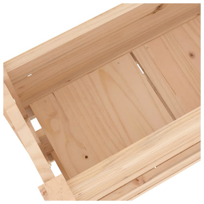 Plantenbak 77X25X66 Cm Massief Grenenhout