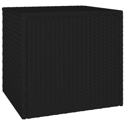Bijzettafels Poly Rattan Zwart