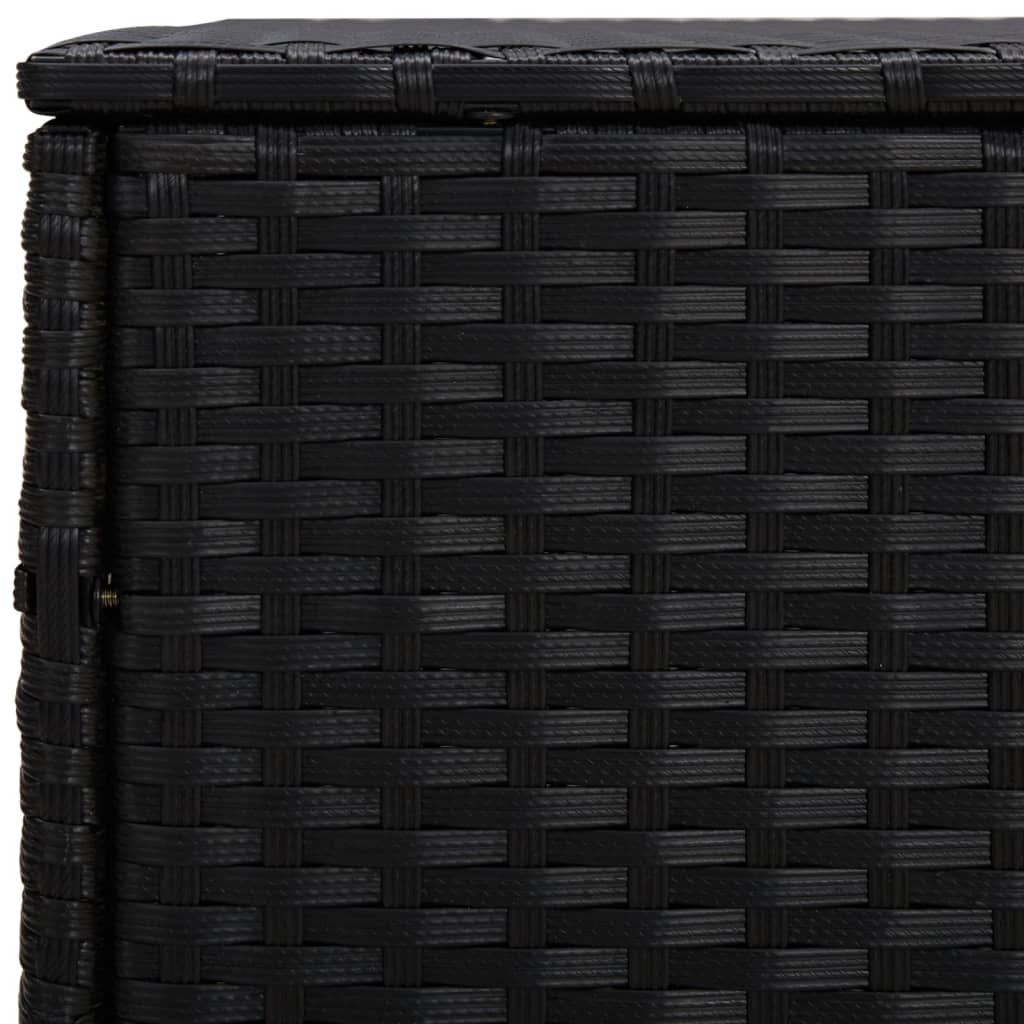 Bijzettafels Poly Rattan Zwart
