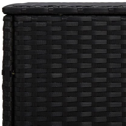 Bijzettafels Poly Rattan Zwart