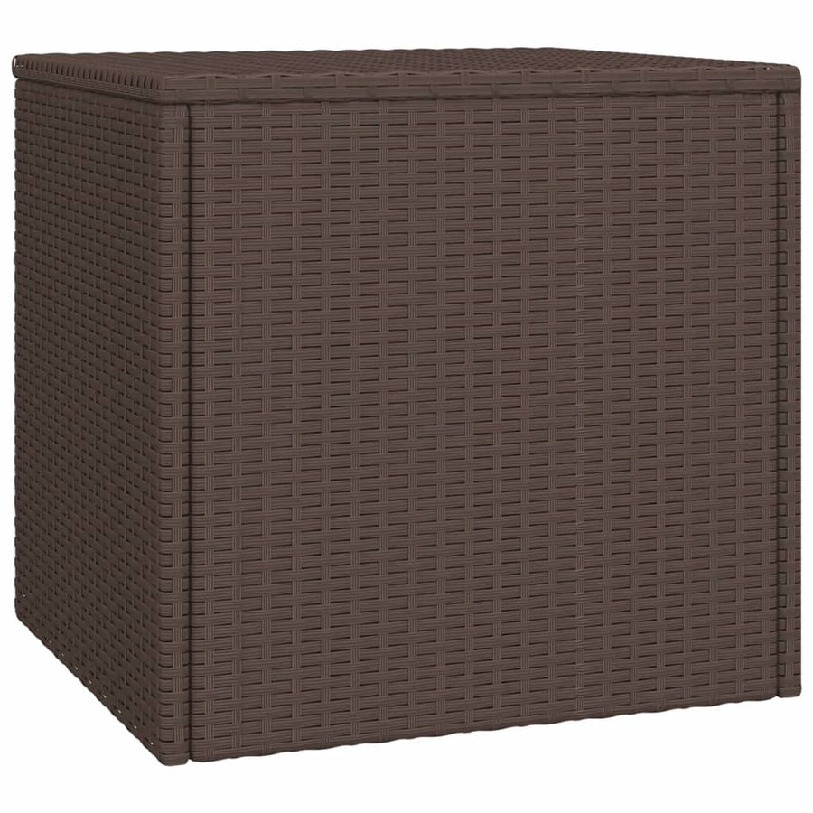 Bijzettafels 3 St Poly Rattan Bruin