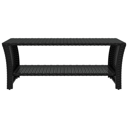 Salontafel 100X50X40 Cm Poly Rattan