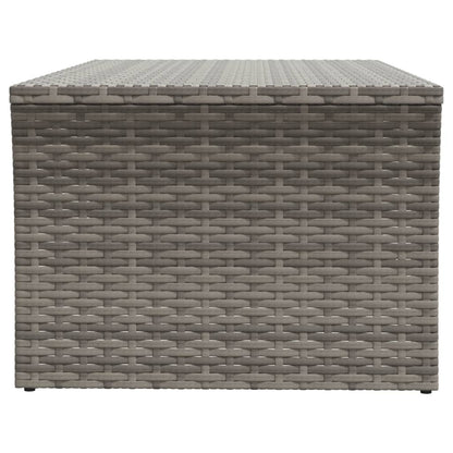 Salontafel 100X50X40 Cm Poly Rattan Grijs