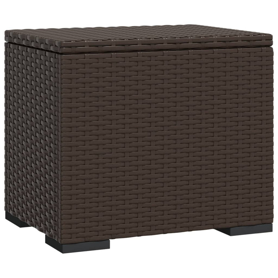 Hockers Met Kussens 40X30X40 Cm Poly Rattan 2