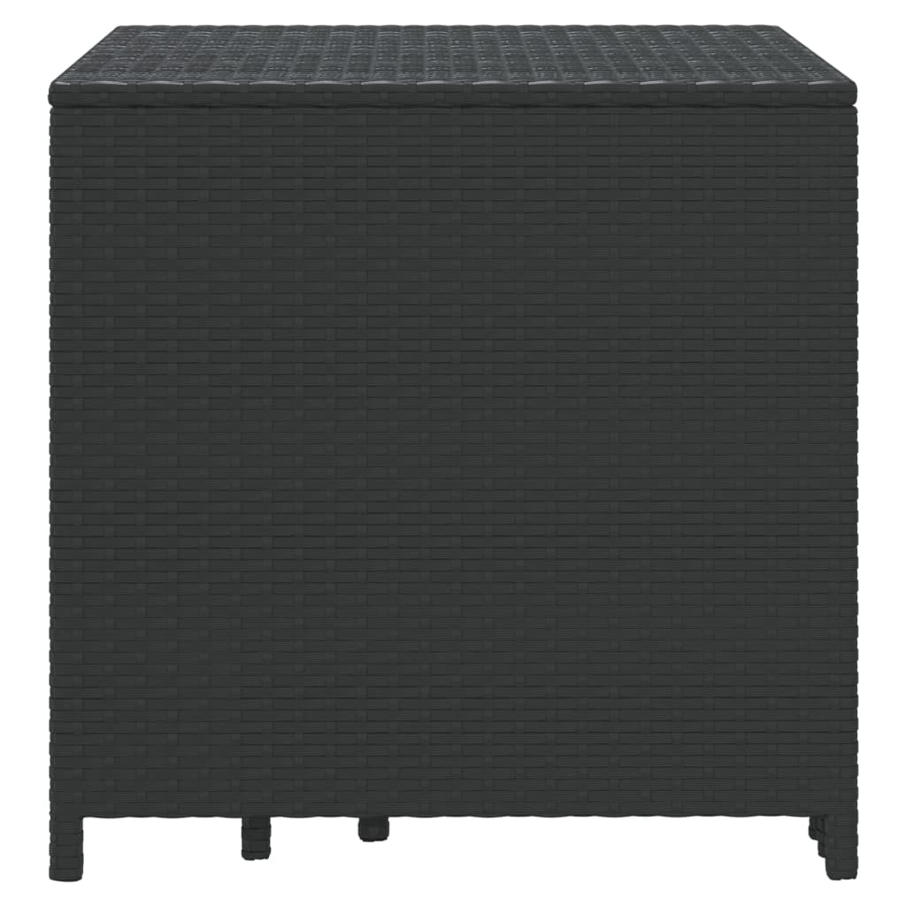 Tafeltjesset Poly Rattan Zwart