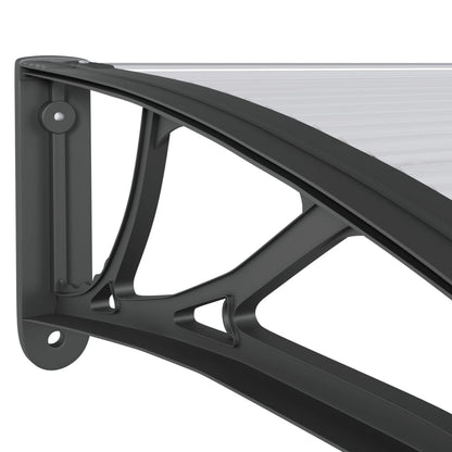 Deurluifel 150X100 Cm Polycarbonaat Zwart