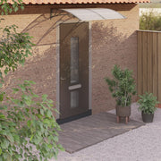 Door canopy 150x100 cm polycarbonate grey
