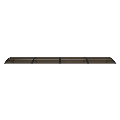 Deurluifel 350X80 Cm Polycarbonaat Zwart