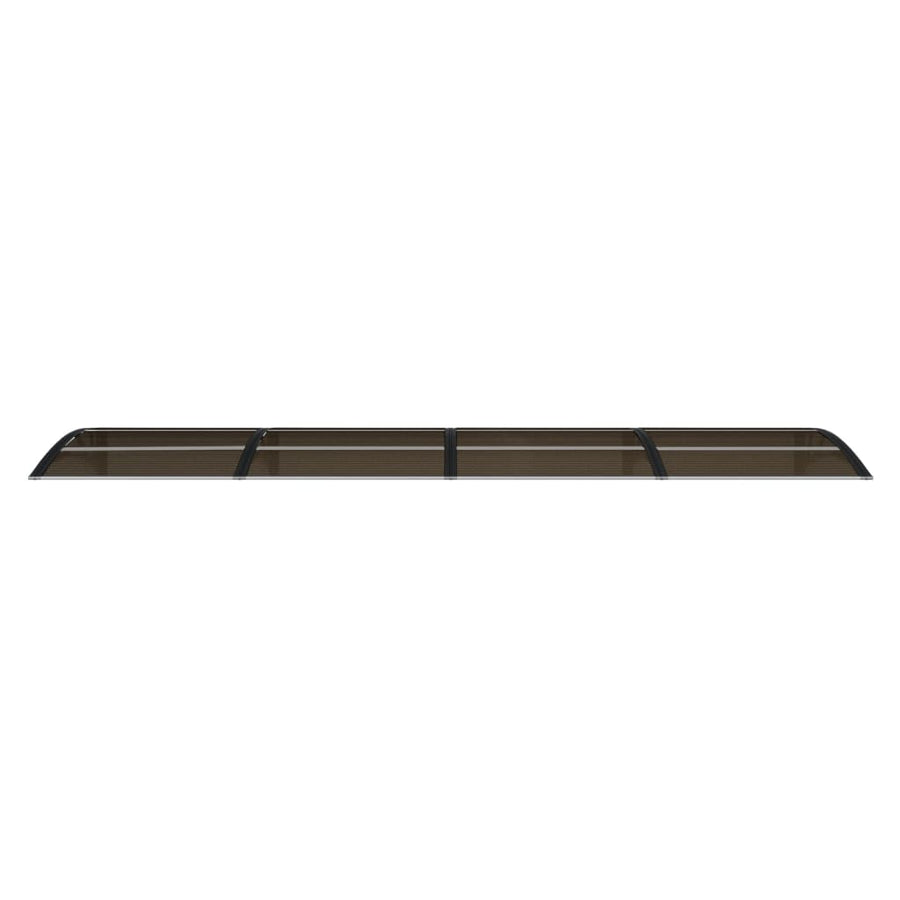 Deurluifel 350X80 Cm Polycarbonaat Zwart