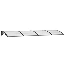 Deurluifel 350X100 Cm Polycarbonaat Zwart