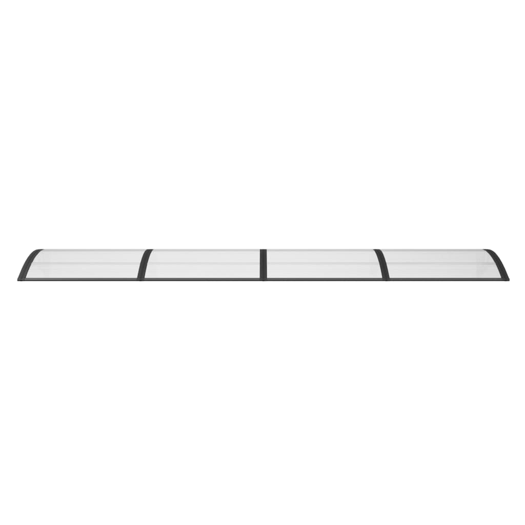 Deurluifel 350X100 Cm Polycarbonaat Zwart