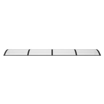 Deurluifel 350X100 Cm Polycarbonaat Zwart