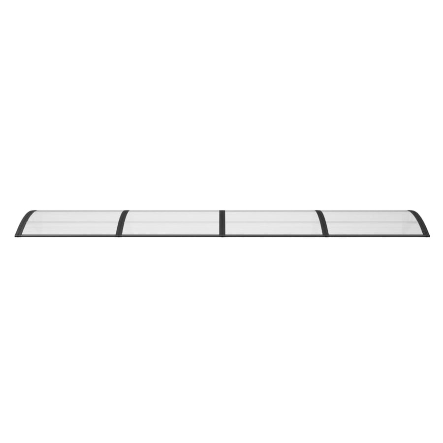 Deurluifel 350X100 Cm Polycarbonaat Zwart