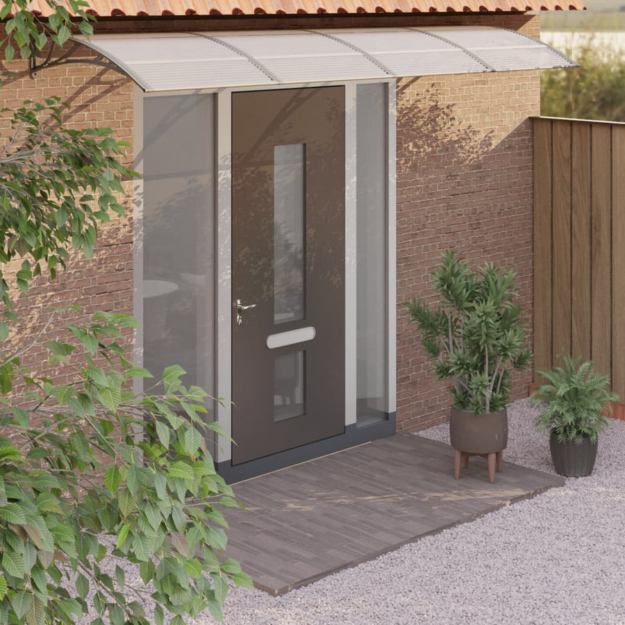 Deurluifel 350X100 Cm Polycarbonaat Grijs