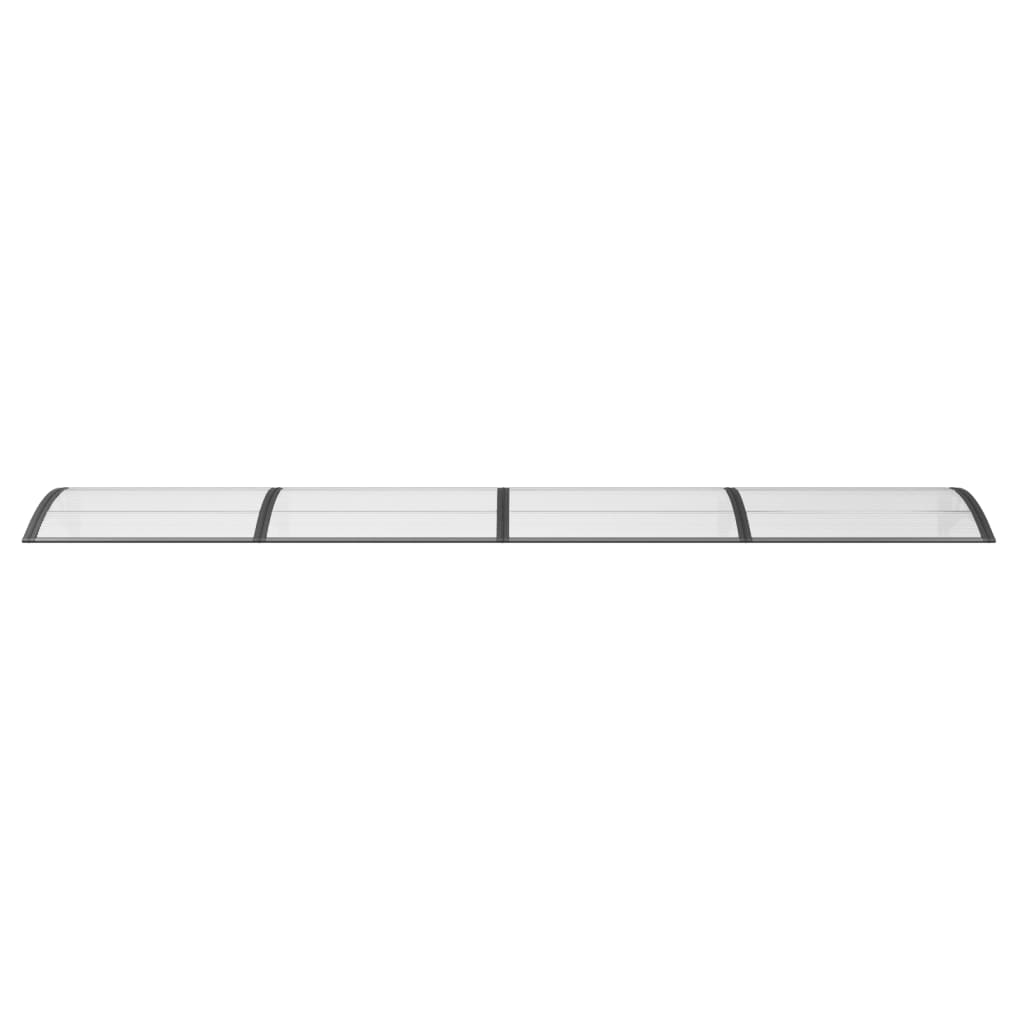 Deurluifel 400X100 Cm Polycarbonaat Zwart