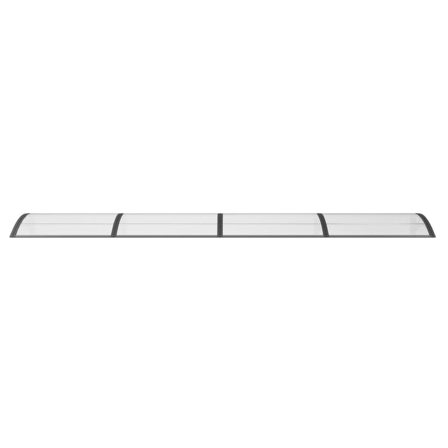 Deurluifel 400X100 Cm Polycarbonaat Zwart