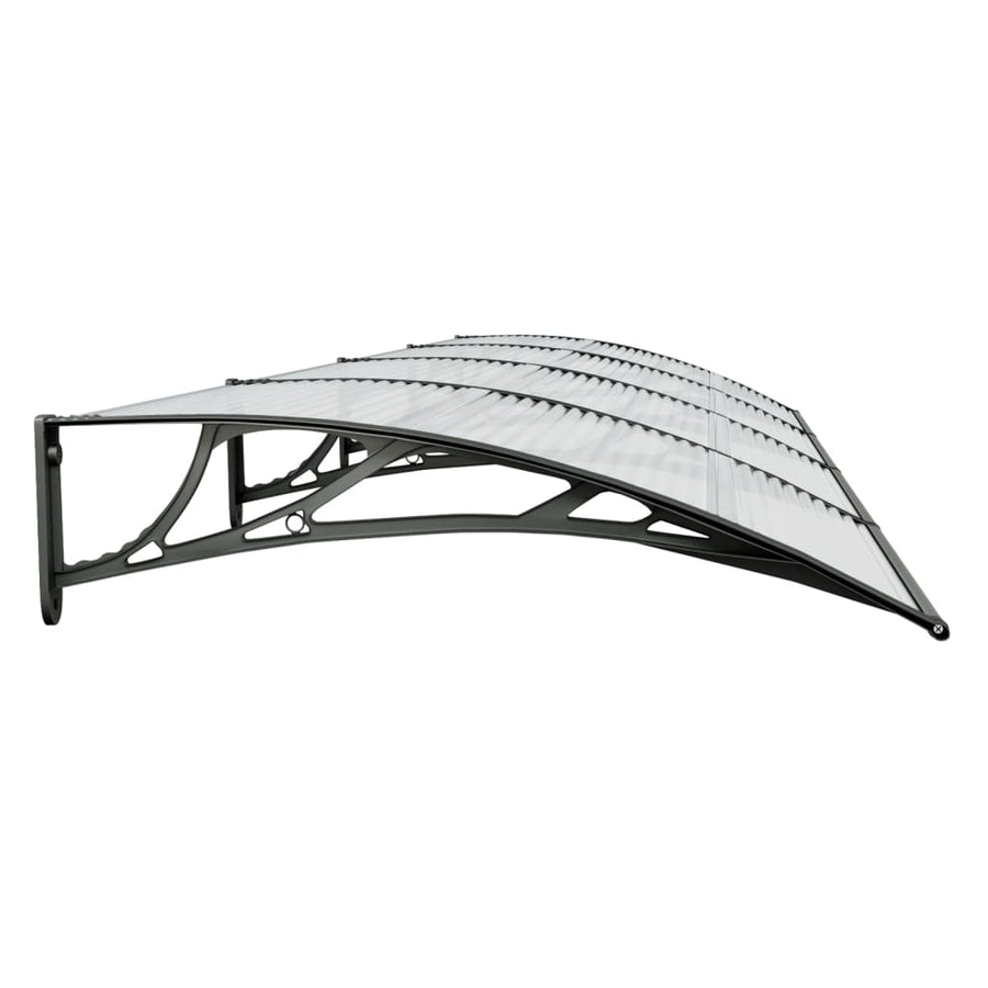 Deurluifel 400X100 Cm Polycarbonaat Zwart