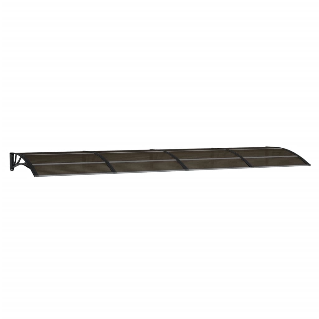 Deurluifel 400X100 Cm Polycarbonaat Zwart