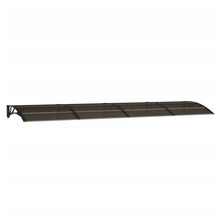 Deurluifel 400X100 Cm Polycarbonaat Zwart