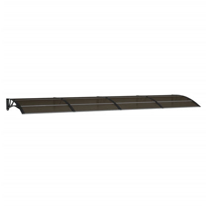 Deurluifel 400X100 Cm Polycarbonaat Zwart