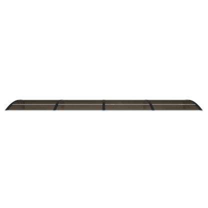 Deurluifel 400X100 Cm Polycarbonaat Zwart