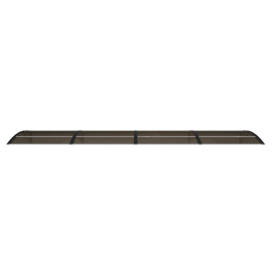 Deurluifel 400X100 Cm Polycarbonaat Zwart