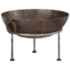 Vuurplaats 55x55x38 cm ijzer bruin