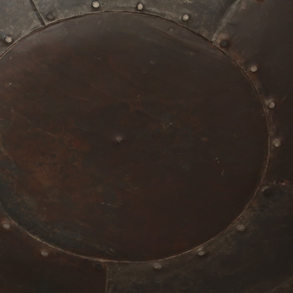 Vuurplaats 55X55X38 Cm Ijzer Ø 55 cm Bruin