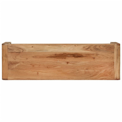 Tv-Meubel 110X33X33 Cm Massief Acacoahout