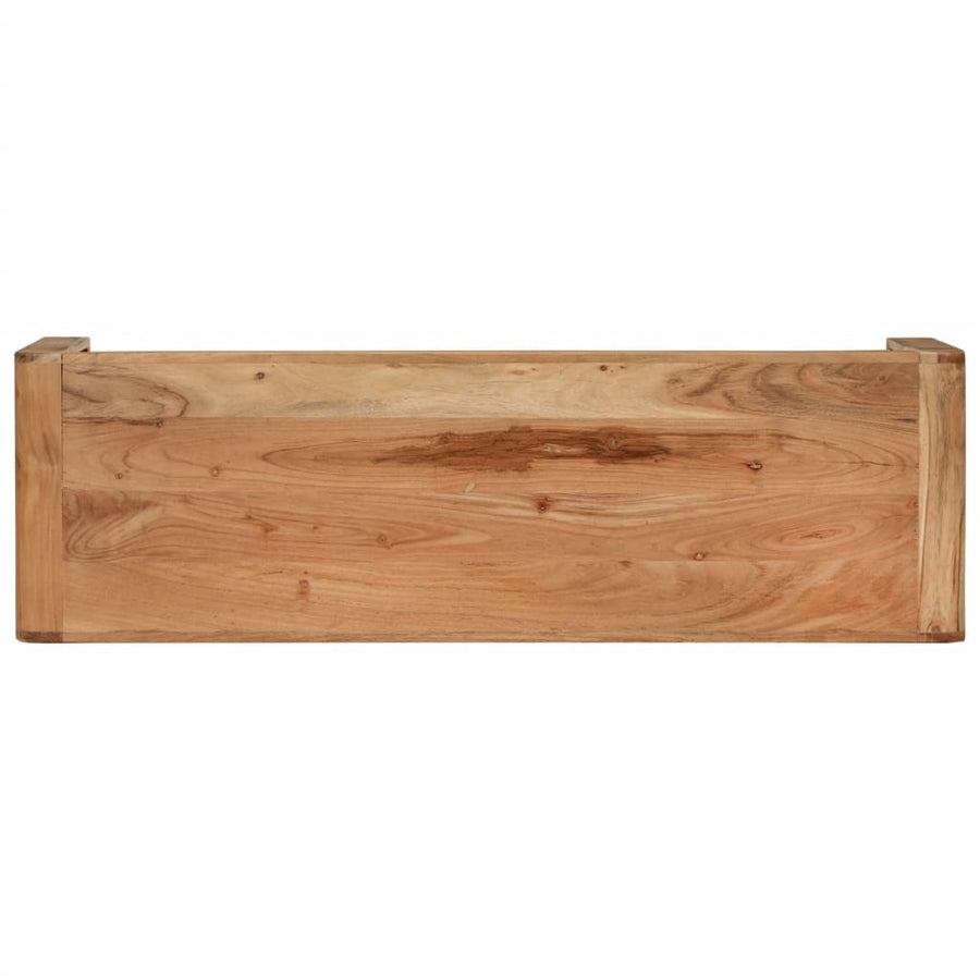 Tv-Meubel 110X33X33 Cm Massief Acacoahout