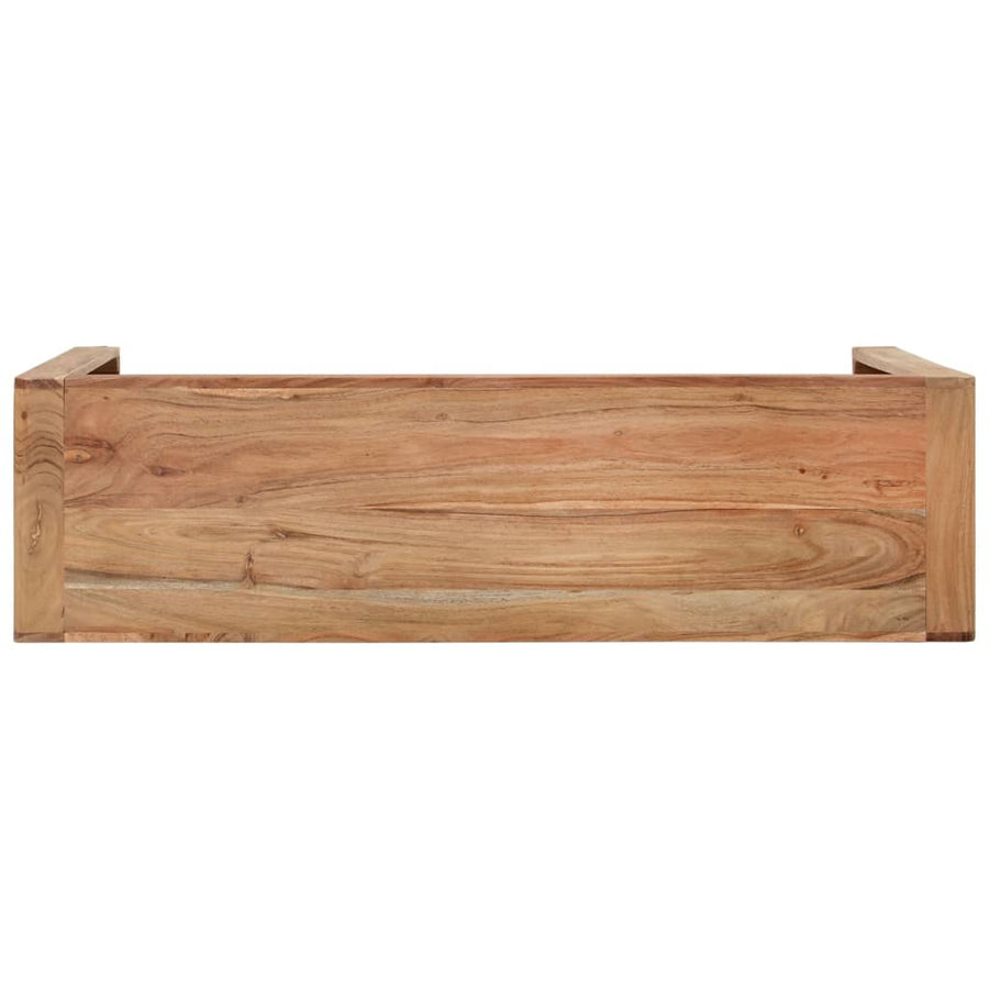 Wandtafel 110X30X76 Cm Massief Acaciahout