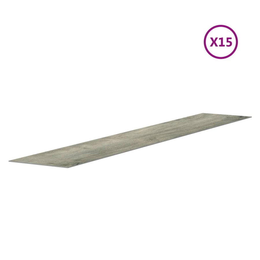 Wandpanelen Houtlook 2,06 M² Pvc Grijs