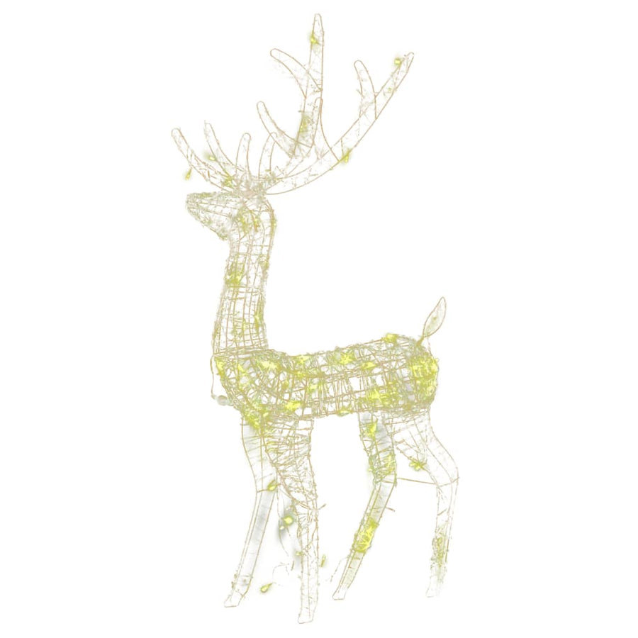 Kerstversieringen Rendier 120 Cm Acryl Warmwit 3