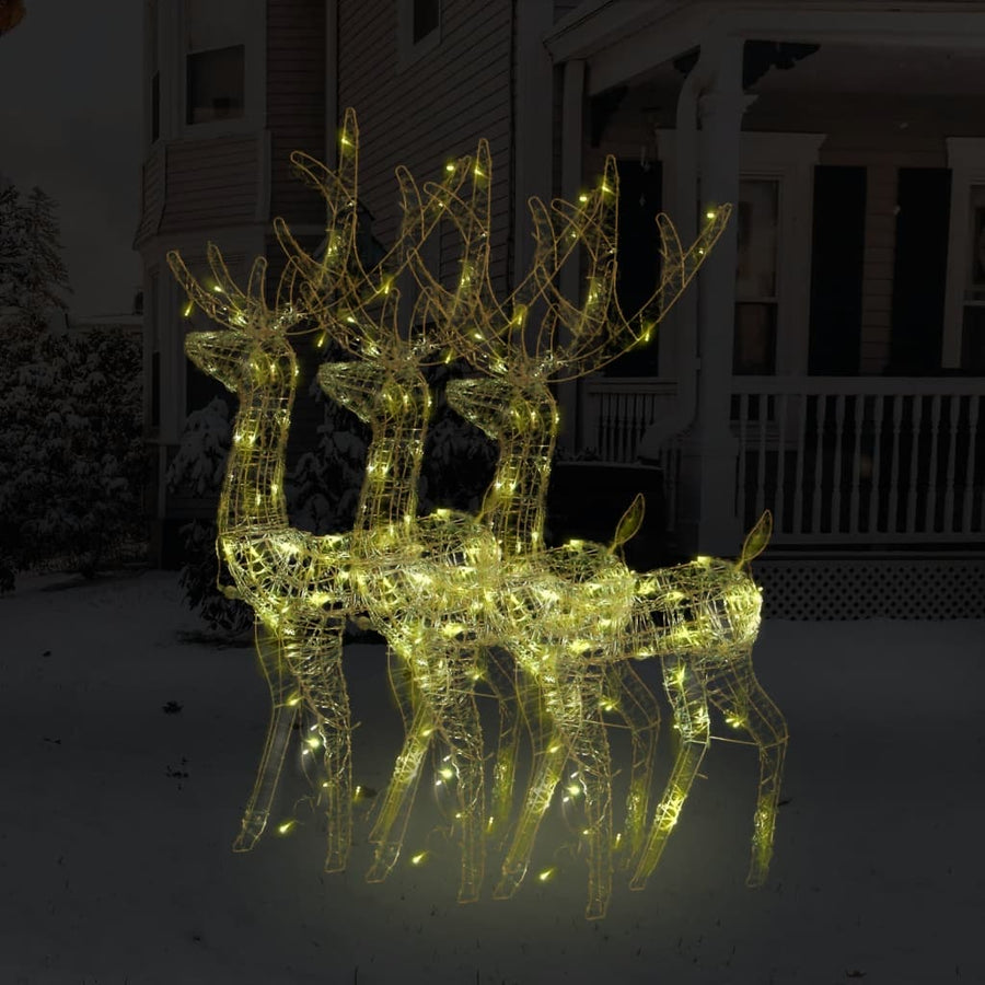 Kerstversieringen Rendier 120 Cm Acryl Warmwit 3