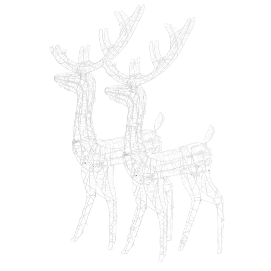 Kerstversieringen Rendier 120 Cm Acryl Koudwit 2